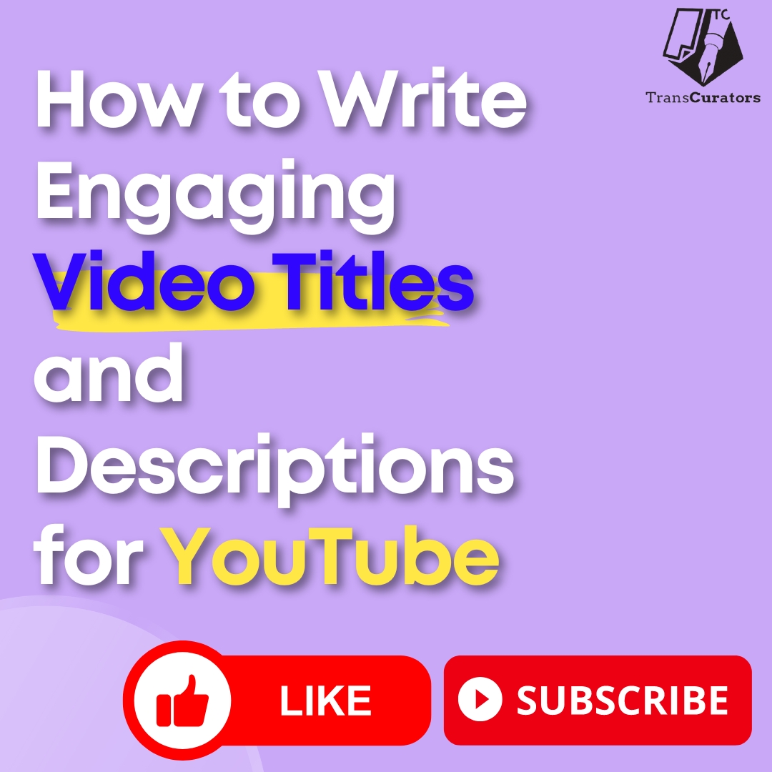 how to write youtube video title in essay